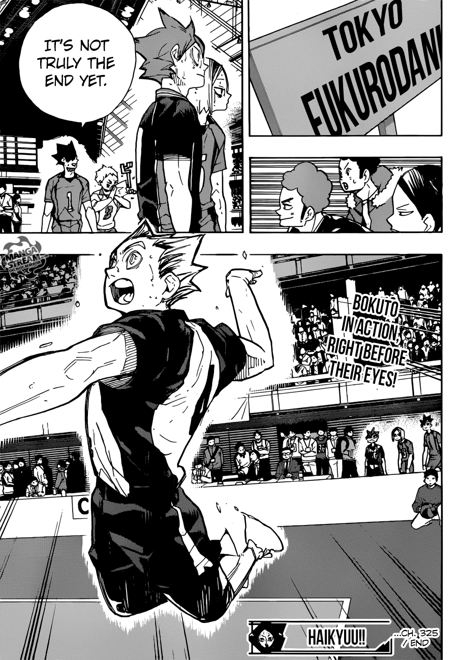 Haikyuu!!, Chapter 325 image 19